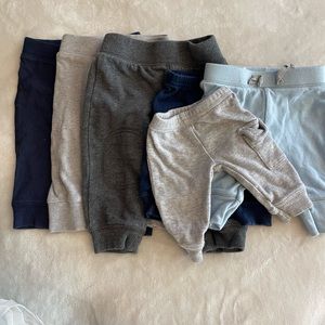 Baby pants bundle. 6 pair 0-3, 3-6